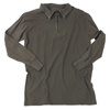 BW TRICOT SHIRT  WITH ZIPPER - OD GREEN - MILITARY SURPLUS - USED