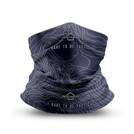 BANDANA TUBULARA - SKIRON TOPOGRAPHIC MAP- Pentagon - ALBASTRU RAF