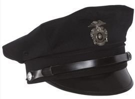 Sapca cu viziera US Police cu insigna, Albastru inchis