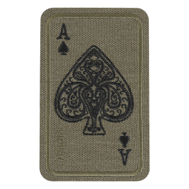 PATCH CARTE AS DE PICA (BRODAT) - CORDURA - VERDE RANGER - M-TAC