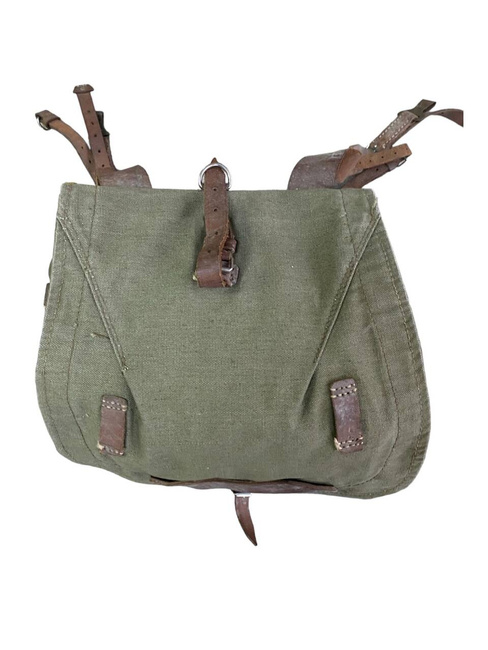 Ranita militara din panza - Armata Romana (Razboiul rece) - produs rar vintage - Verde OD - Uzata