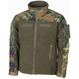 JACHETĂ MFH "COMBAT" - FLEECE - BW CAMO