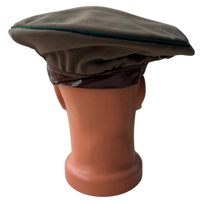 BERETA RARA OFITERI - VANATORI DE MUNTE - SURPLUS MILITAR ARMATA ROMANA - VERDE OD CU BANDA MARO/NEAGRA - IN STARE BUNA