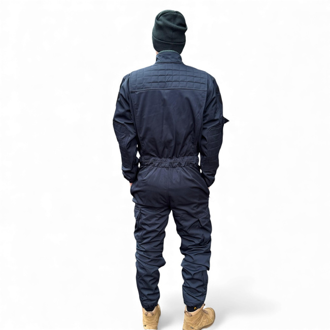 Combinezon Softshell De Iarna Pentru Jandarmi - Cu Ecuson JANDARMERIA si Emblema Tricolor - Bleumarin - Lecter Tactical