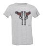 TRICOU IMPRIMAT - PISTOALE LUGER - D.FIVE - GRI