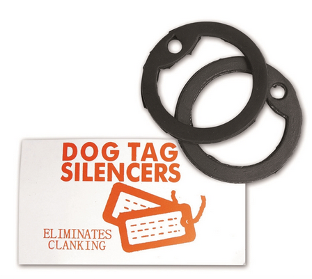 Dog Tag Silencer, cauciuc amortizare placute, tablite