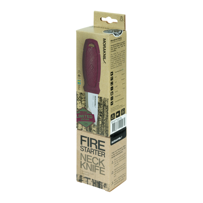 CUȚIT - ELDRIS - CU ȘNUR ȘI ACCESORII - OȚEL INOXIDABIL - MORAKNIV® - ALBASTRU