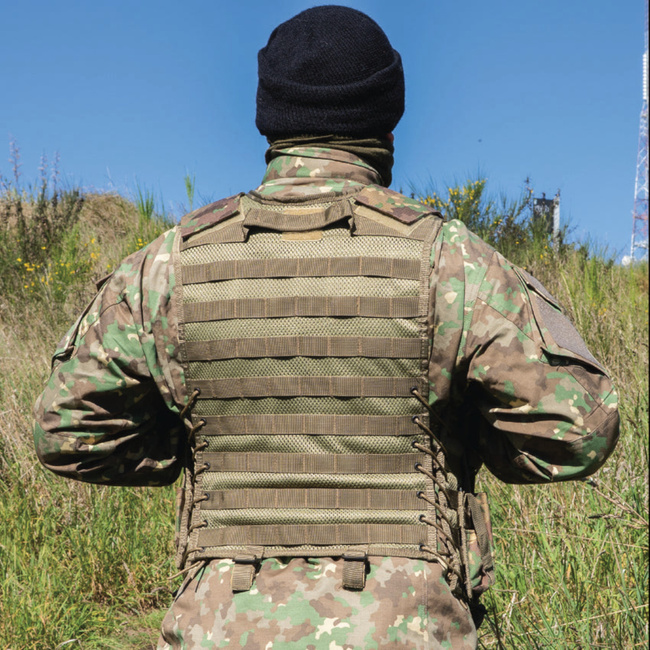 VESTA TACTICA CU BUZUNARE MODULARE - MOLLE - SURPLUS MILITAR ARMATA ROMANA - CAMUFLAJ M2017 - CA NOUA