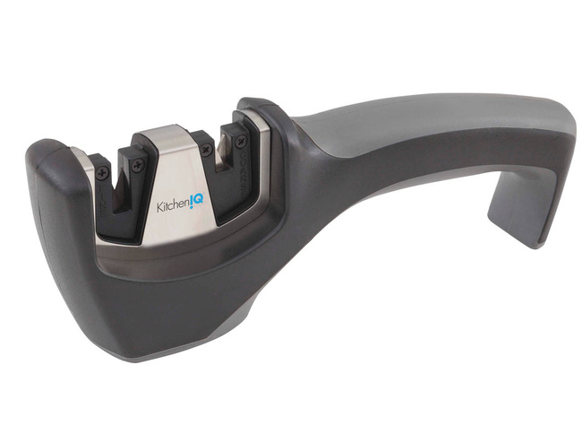 STRAIGHT EDGE PULL-THRU KNIFE SHARPENER - Kitchen IQ®