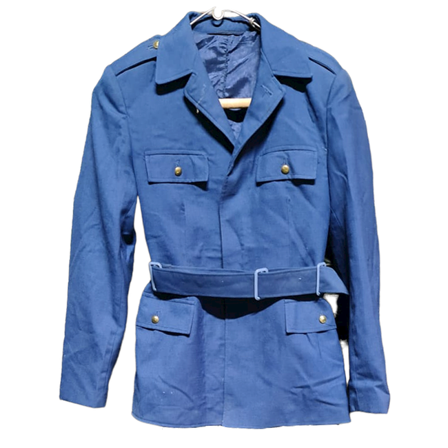 VESTON UNIFORMA DE AVIATIE - ARMATA ROMÂNĂ RSR - SURPLUS MILITAR - ALBASTRU