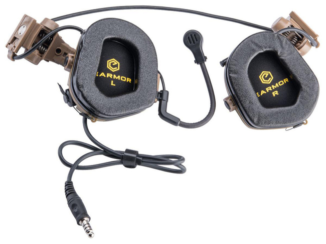 TACTICAL COMMUNICATIONS HEADSET - M32X Mark 3 - EARMOR® - COYOTE