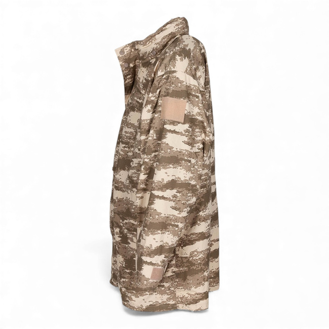 Jacheta Parka Ripstop cu captuseala - Surplus Militar Armata Turciei - Camuflaj Desert M2021 - Uzata
