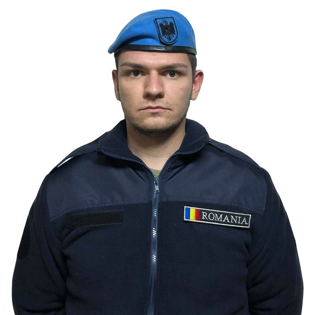 BERETA CU INSEMN VELCRO - LECTER TACTICAL - ALBASTRA - PIELE - MAPN