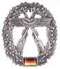 INSIGNA GENUINE GERMAN ARMY METAL BERET BADGE ´LUFTWAFFEN-SICHERUNG´