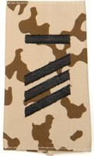 EMBLEMA - GERMAN ARMY TROPICAL CAMO/BLACK SHOULDER LOOPS ´HAUPTGEFREITER UA´
