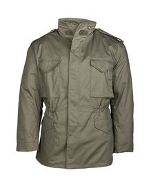 JACHETA M65 CAPTUSITA - STIL AMERICAN - Mil-Tec - VERDE OD