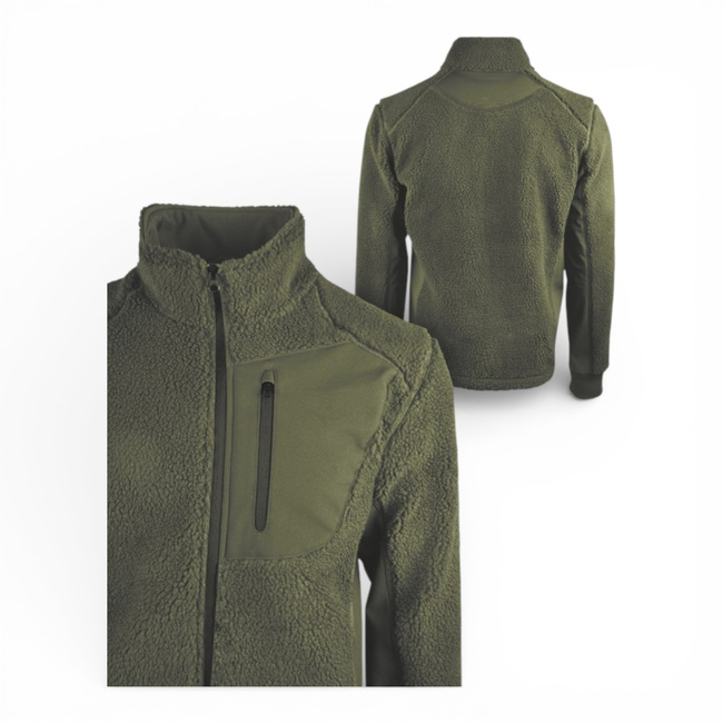 Jacheta Teddy-Fleece pentru vreme rece - Bearforce - OD - Mil-Tec