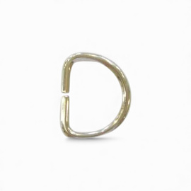 Inel din metal in forma de D - Surplus Militar Armata Ungariei - Argintiu - Ca Nou