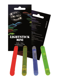 MINI LIGHT STICKS SET - 10 PIECES - 4.5 x 40 MM - Mil-Tec® - RED