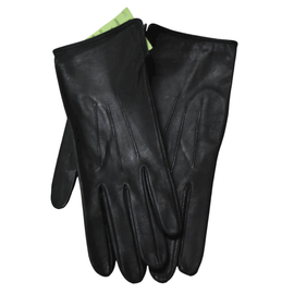 MANUSI DE DAMĂ DIN PIELE NATURALA, FARA CAPTUSEALA - NEGRE - SURPLUS MILITAR ARMATA ROMANA - CA NOI