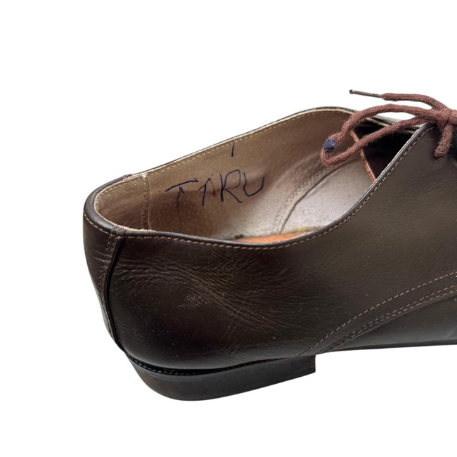 Pantofi din piele - Surplus militar Armata Romana - Maro - In stare buna