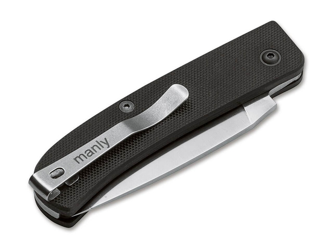 POCKET KNIFE - "WASP 14C28N" - MANLY® - BLACK