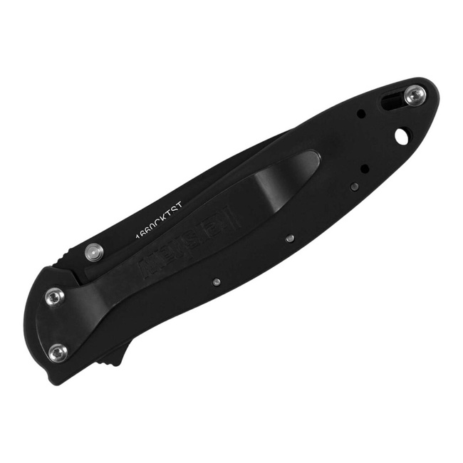 CUTIT CU DESCHIDERE ASISTATA LEEK BLACK SERRATED - KERSHAW