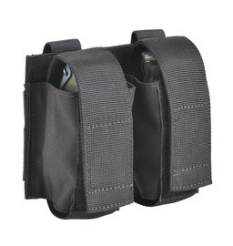 POUCH, BUZUNAR DUBLU PENTRU GRENADE - DEFCON - NEGRU