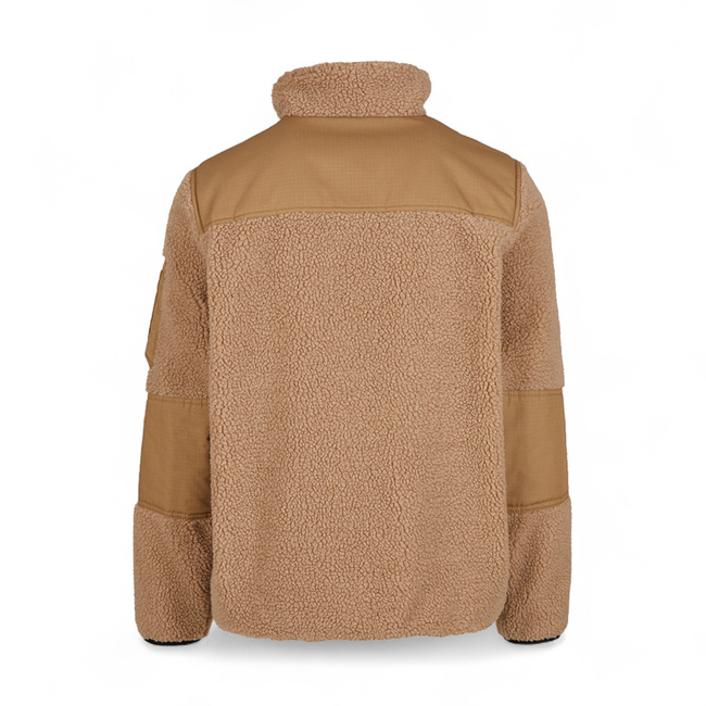 Men's Teddyfleece Jacket - Ramble - With Ripstop Inserts - Camel - Brandit