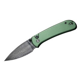 DAMASCUS KNIFE QUBIT ALUMINUM VERDE - CIVIVI
