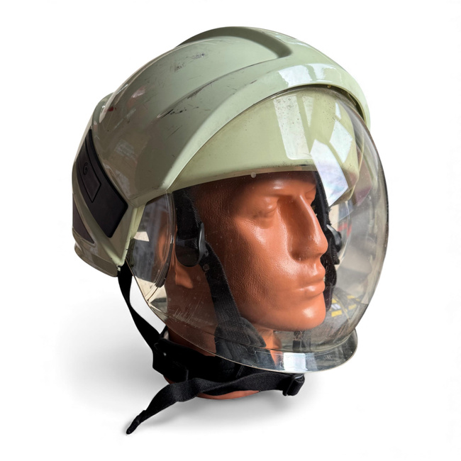 Casca de pompier/Moto - Bullard Magma/MSA - Surplus militar armata germana - Uzata