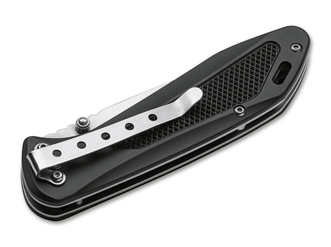 CUTIT DE BUZUNAR "ADVANCE CHECKERING BLACK" - MAGNUM BY BOKER