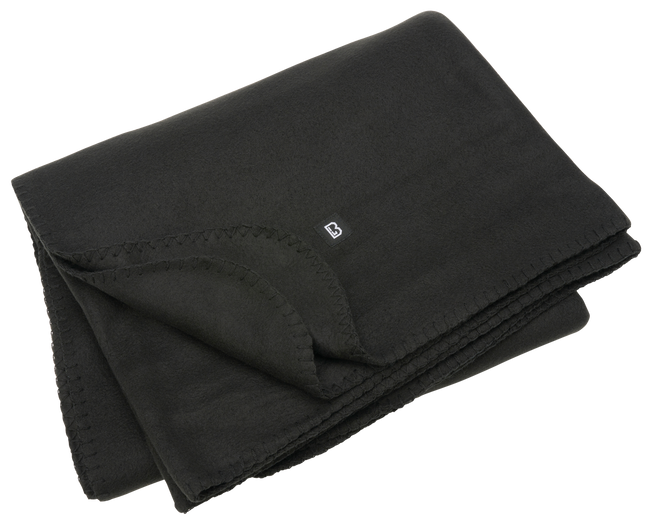 PLAPUMA / PATURA DIN FLEECE - NEGRU - BRANDIT
