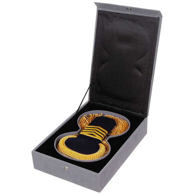 EPOLETI CU FRANJURI, RANK IV CU CARCASA - SURPLUS MILITAR DE LA ARMATA PORTUGALIEI - CA NOI