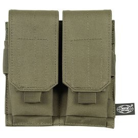 Port incarcator cu 2 compartimente, "MOLLE" -  Verde Oliv - MFH