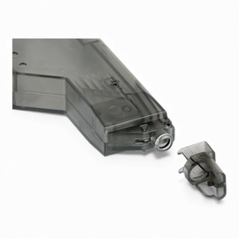 Alimentator pentru incarcatoarelor tip low-cap/mid-cap si pentru incarcatoare de pistol - 150 bile - ABS