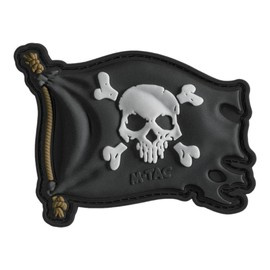 PATCH JOLLY ROGER PVC - BLACK - M-TAC
