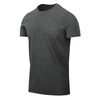 TRICOU SLIM FIT - NEGRU/GRI MELANGE - HELIKON