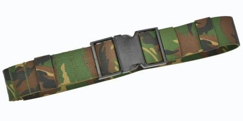 Curea textila tip webbing din nylon - Surplus militar de la armata olandeza - DPM - Uzata