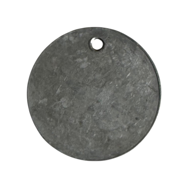 Placuta de Identificare fara Lant - Dog Tag - Surplus Militar Armata Romana - Argintie - In Stare Buna