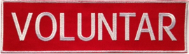 Emblema VOLUNTAR SMURD spate (mesaj personalizat)