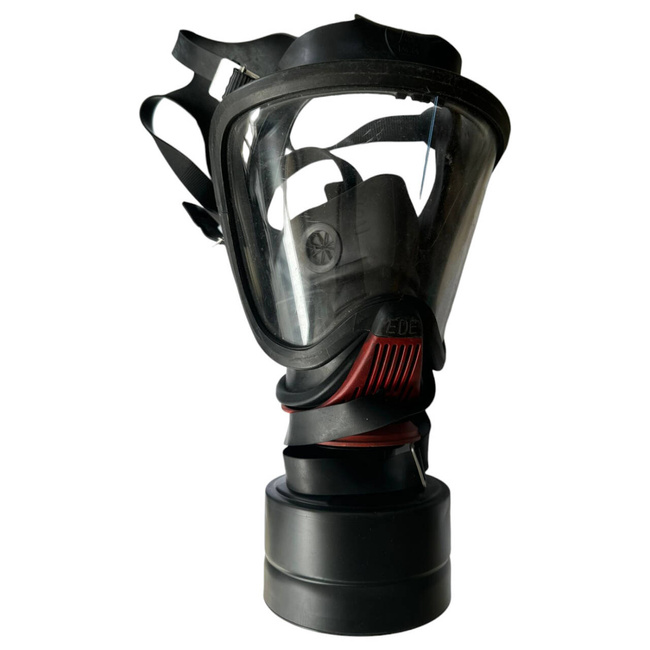 MASCA DE GAZE MSA AUER ULTRA ELITE PENTRU POMPIERI CU ADAPTOR SI FILTRU - FOLOSITA, IN STARE BUNA - DE DECOR