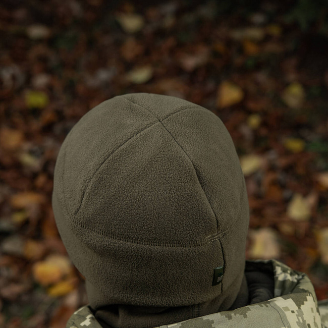 WATCH FLEECE HAT - ELITE BEANIE HAT (320g/m ) WITH SLIMTEX - DARK OLIVE - M-TAC