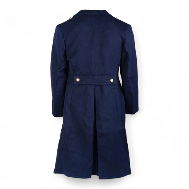 Palton cu nasturi aurii - Surplus Militar Marina Germana de Est - Volksmarine der NVA - Bleumarin - Uzat