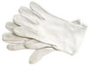 GERMAN ARMY WHITE UNLINED LEATHER GLOVES USED