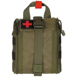 POUCH PENTRU TRUSA DE PRIM AJUTOR - MOLLE - MFH - MIC - VERDE OD