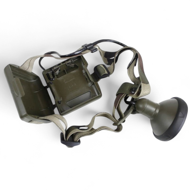 LAGO Headlamp - French Army Military Surplus - Olive Green/CCE Camo - Like New