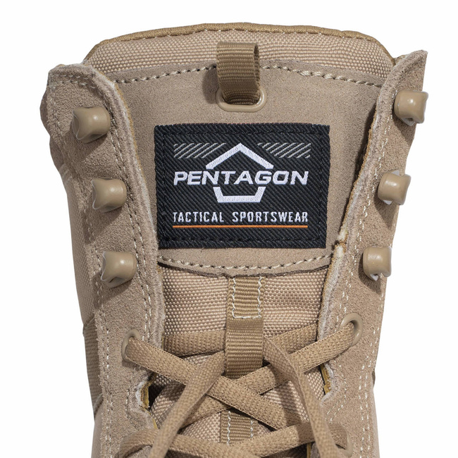 BOCANCI TACTICI CU PIELE INTOARSA - ODOS 2.0 SUEDE 8 - PENTAGON - COYOTE