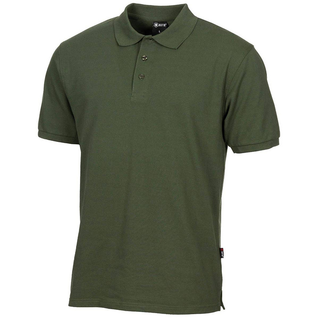 TRICOU POLO CU NASTURI - MFH® - VERDE OD