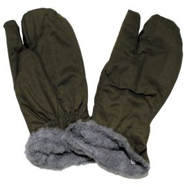 CZ/SK gloves, M 55, OD green, used